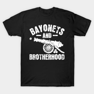 Bayonets and Brotherhood - Civil War Reenactment T-Shirt